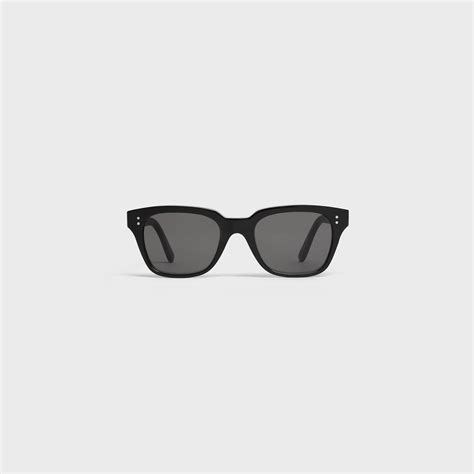 celine 04|Black Frame 04 Sunglasses in Acetate with Polarized Lenses.